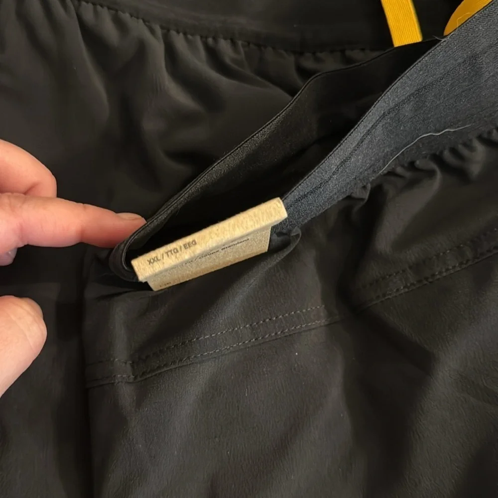 Nike Steelers Black Shorts with Yellow Details